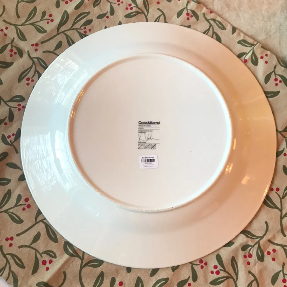 Crate & Barrel + Kelly Ventura Christmas Platter